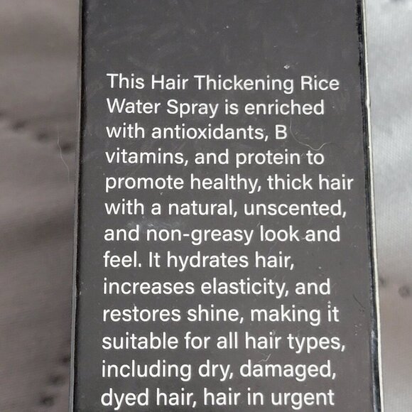 Venanoci Organic Fermented Black Rice Water Spray Hair Growth 100ML NIB - Picture 6 of 10